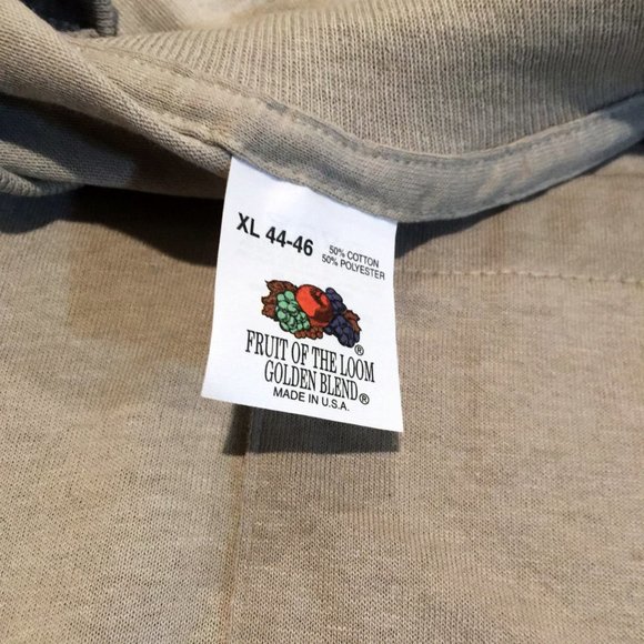 Vintage Fruit Of The Loom Pocket Tee Xl 